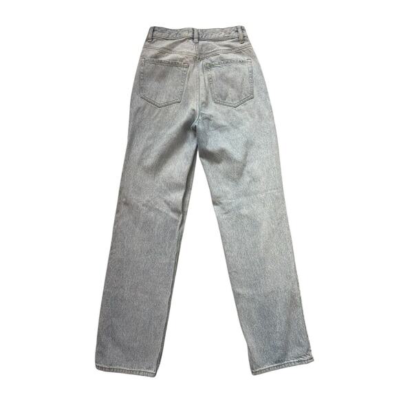 Pac Sun Womens 90s Boyfriend Jeans 26 Light Wash Distressed Denim 100% Cotton - Picture 5 of 6